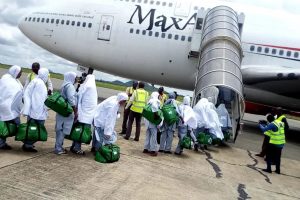 2021 Kano State Pilgrims boarding Aircraft