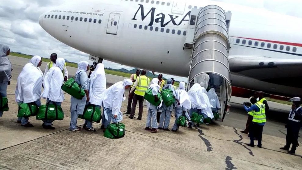 2021 Kano State Pilgrims boarding Aircraft