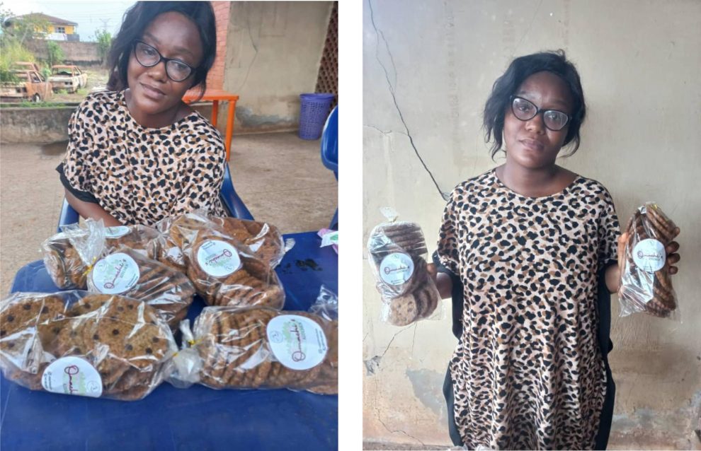 Dr. Jane Chioma Ofoma, marketing biscuits and cookies mixed with illicit substance in Auchi, Edo State.