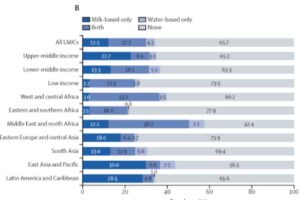 Figure 2. Prelacteal feeding and early initiation of breastfeeding in LMICs